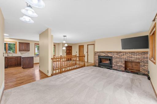 Great flow of living space on the main level.