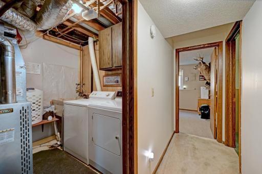 Laundry and mechanical room