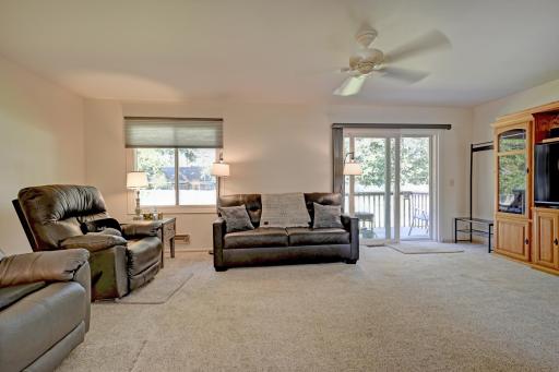 Newer carpet in the dining room