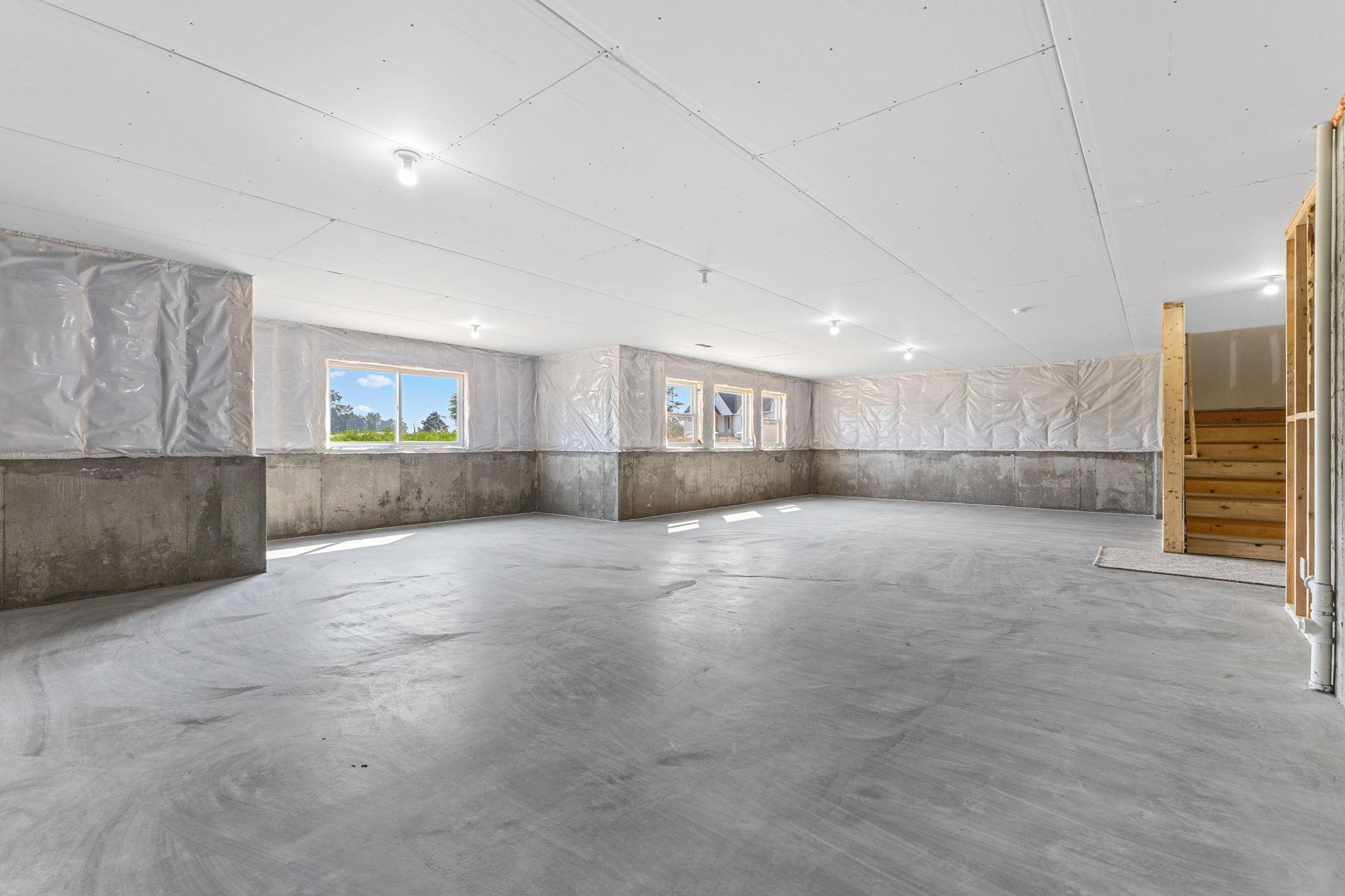 Large Unfinished Basement