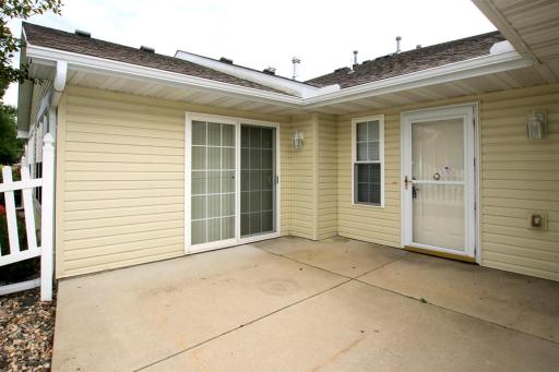 Wonderful patio area for morning coffee, lazy afternoons or nights with the neighbors!