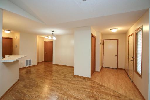 View of the entry and dining area from the living room