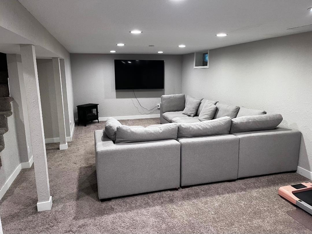 Lower level family room