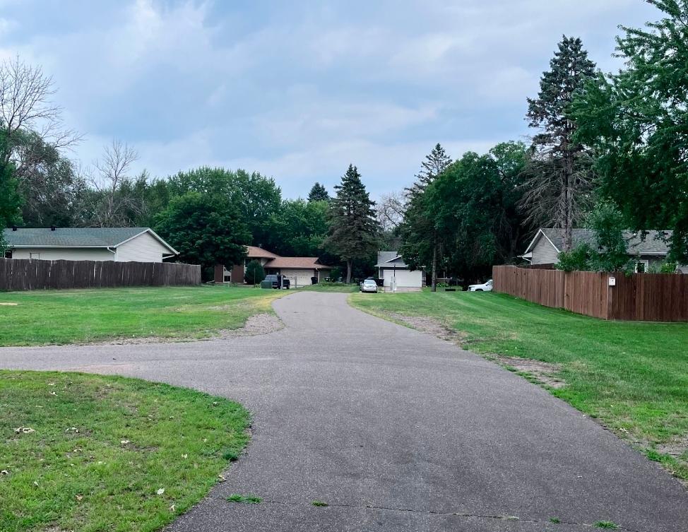 Picture from the park looking towards the home on the left side of the picture.