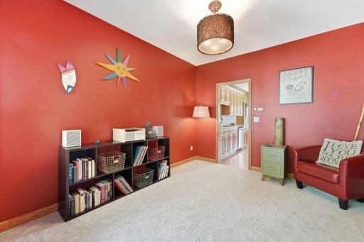 Formal dining room currently being used as a front sitting room.