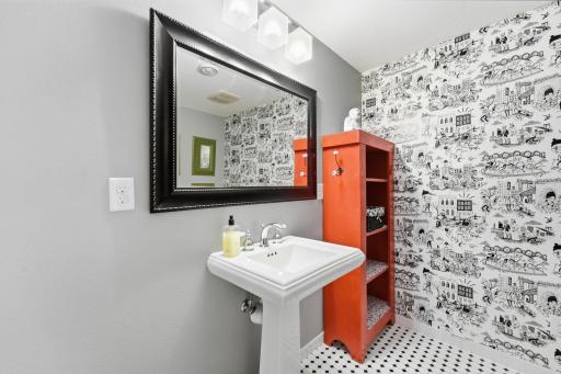 Lower level 3/4 bathroom.