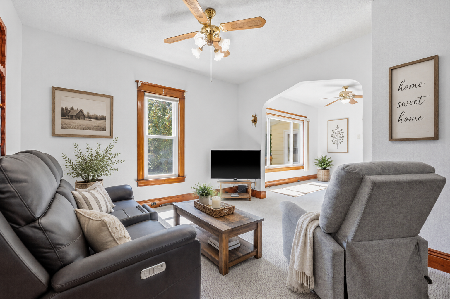 Living Room Retreat Virtually Staged