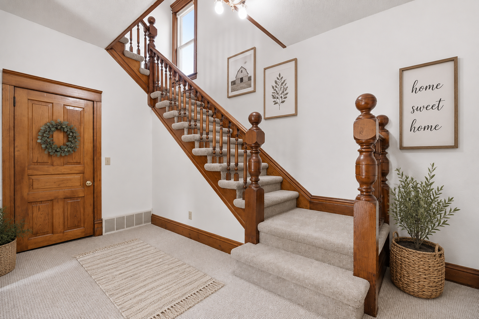 Stairway Virtually Staged