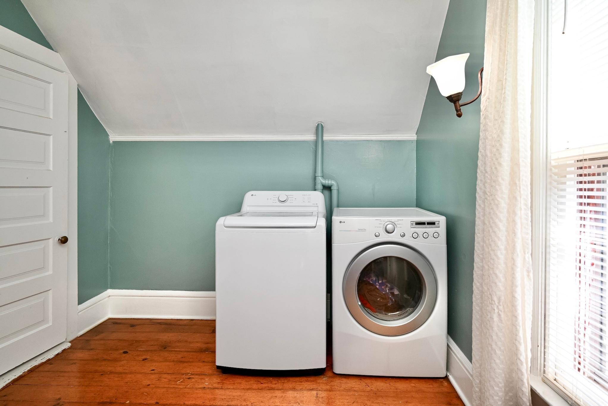 Upper-Level Laundry Area