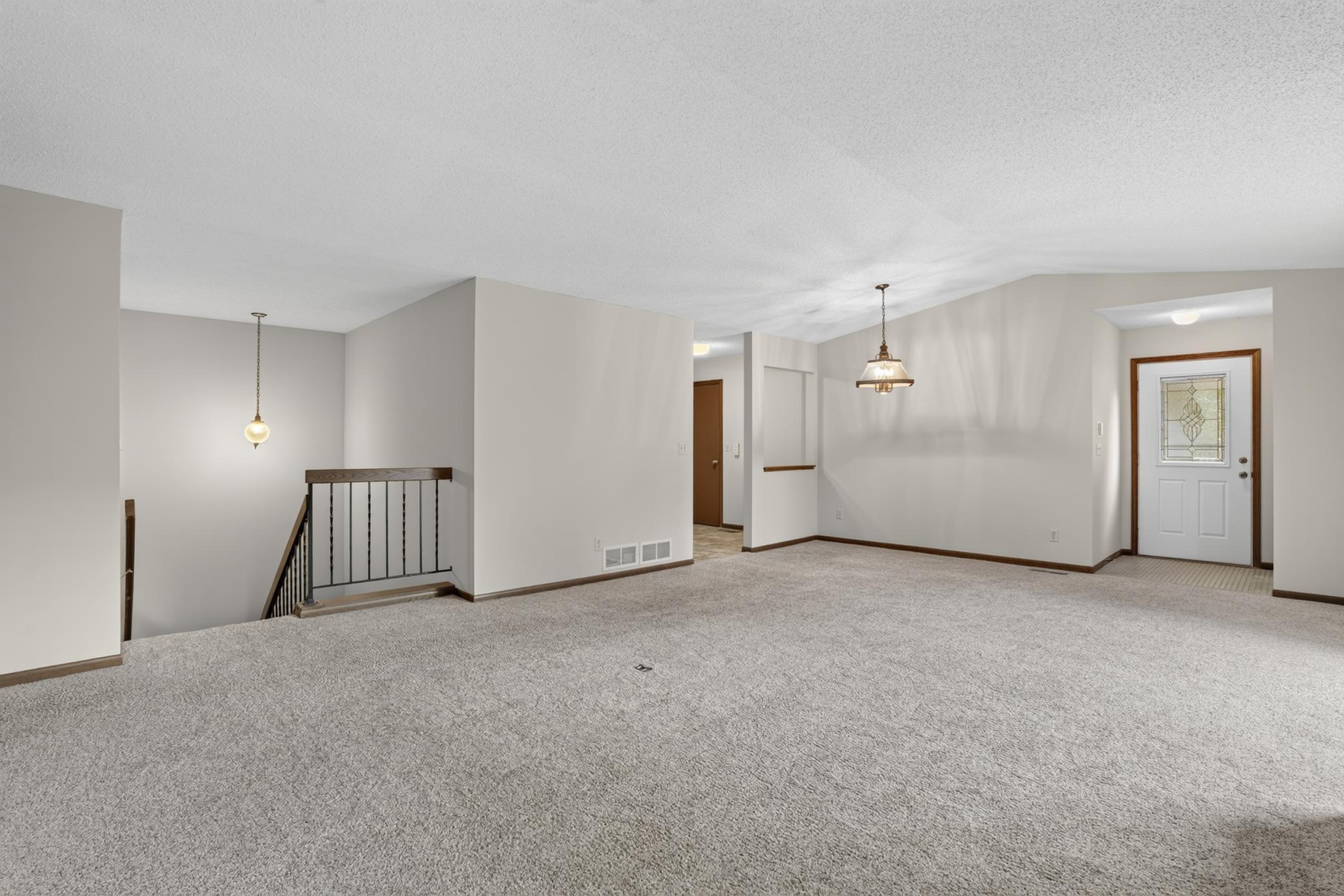 Large main level living space