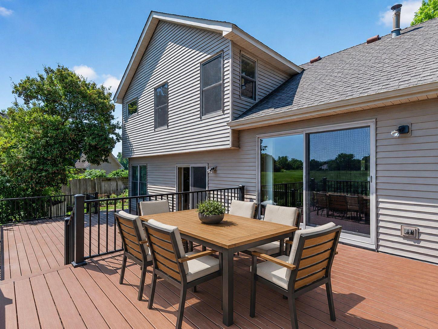 AI virtually staged to illustrate potential outdoor furniture placement.