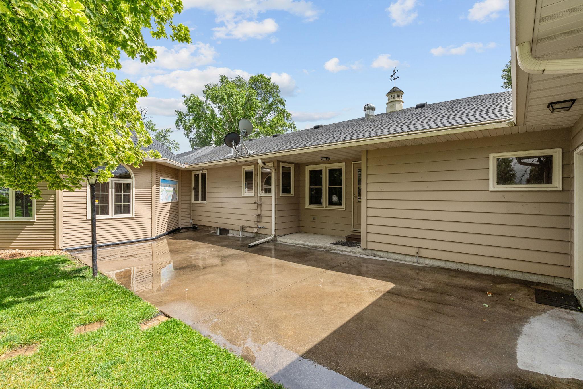 concrete patio