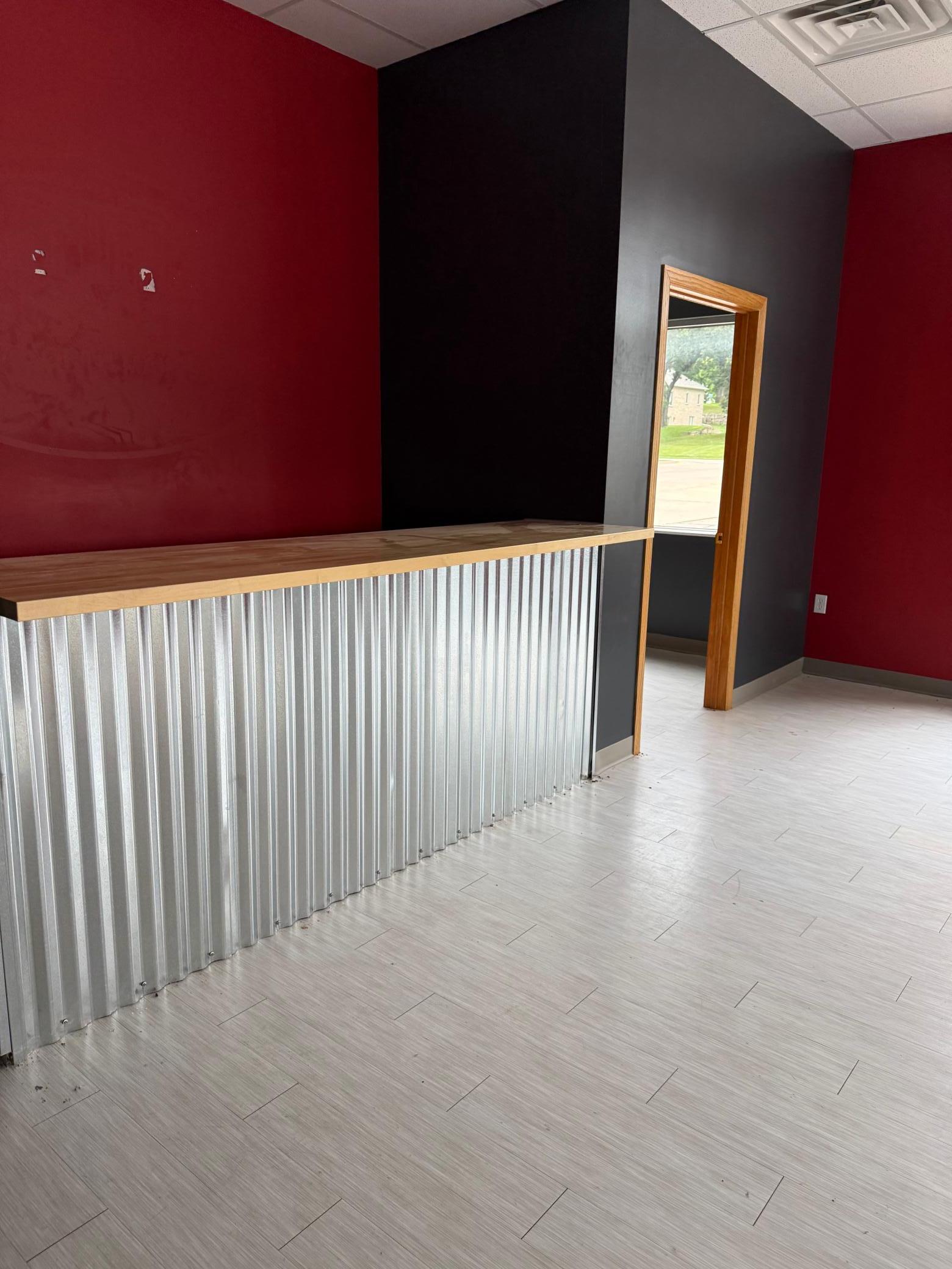 Lease space E: built-in counter space