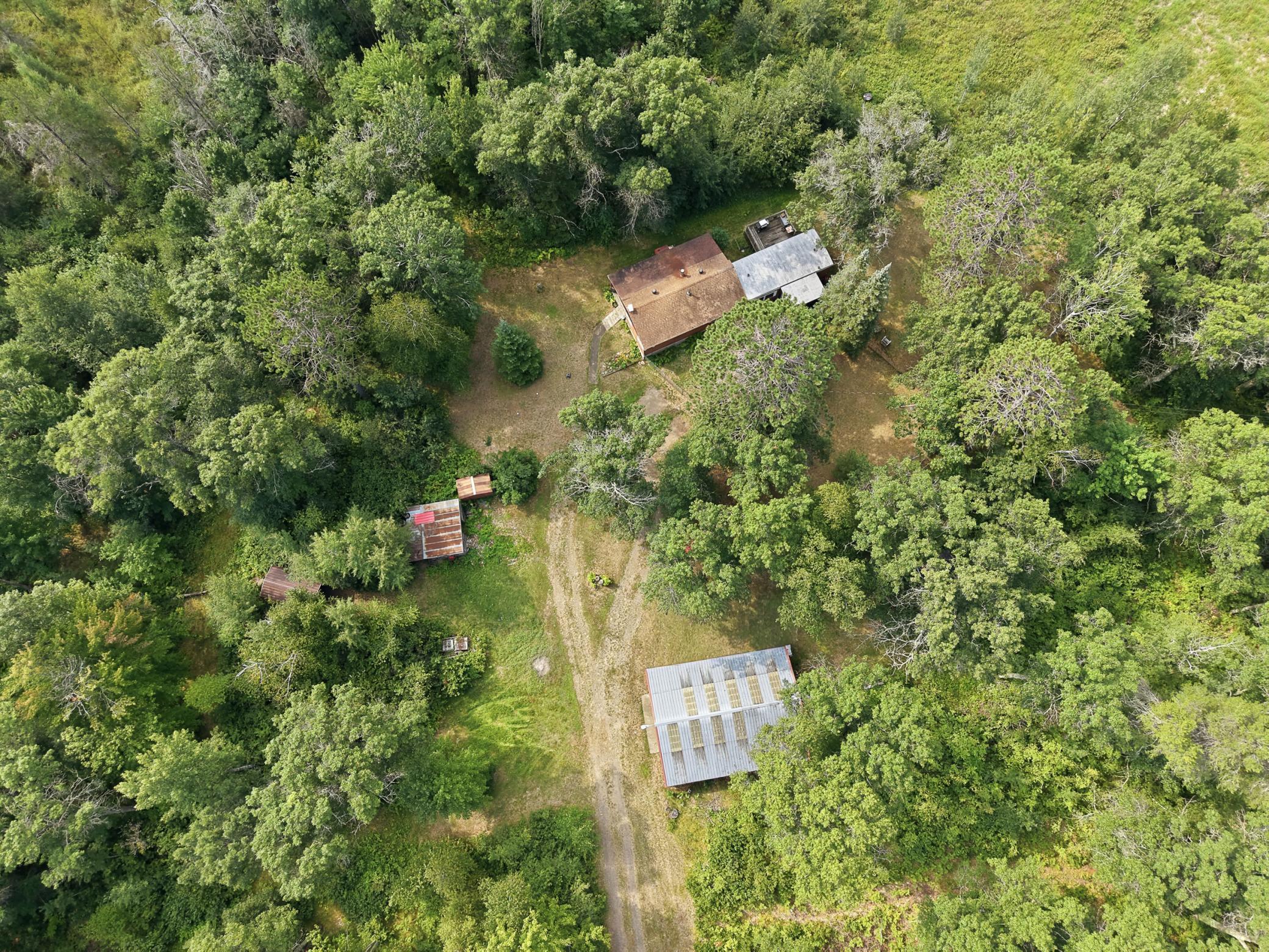 Overhead View of Property
