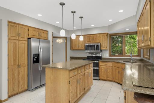 Updated kitchen with cambria countertops