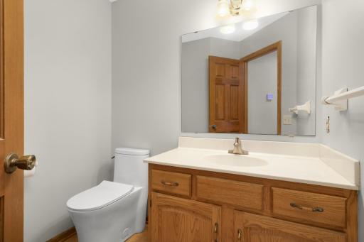 Main floor half bathroom