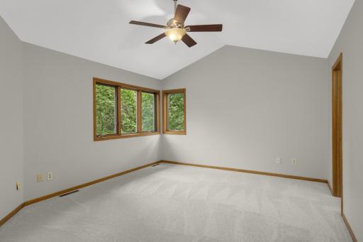 Spacious primary bedroom