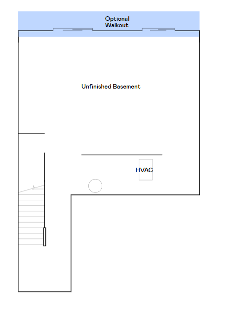 Basement floor plan.