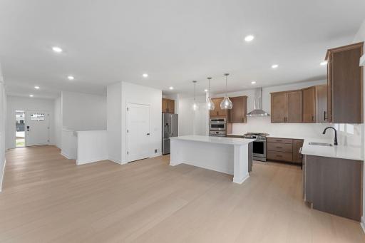 The dining room makes it easy to host meals and celebrations of any kind from the comfort of home.