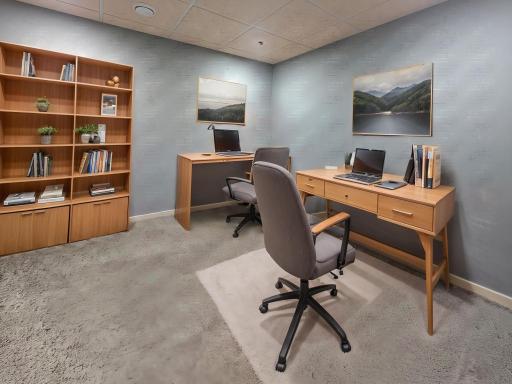 Virtually Staged Office/Den