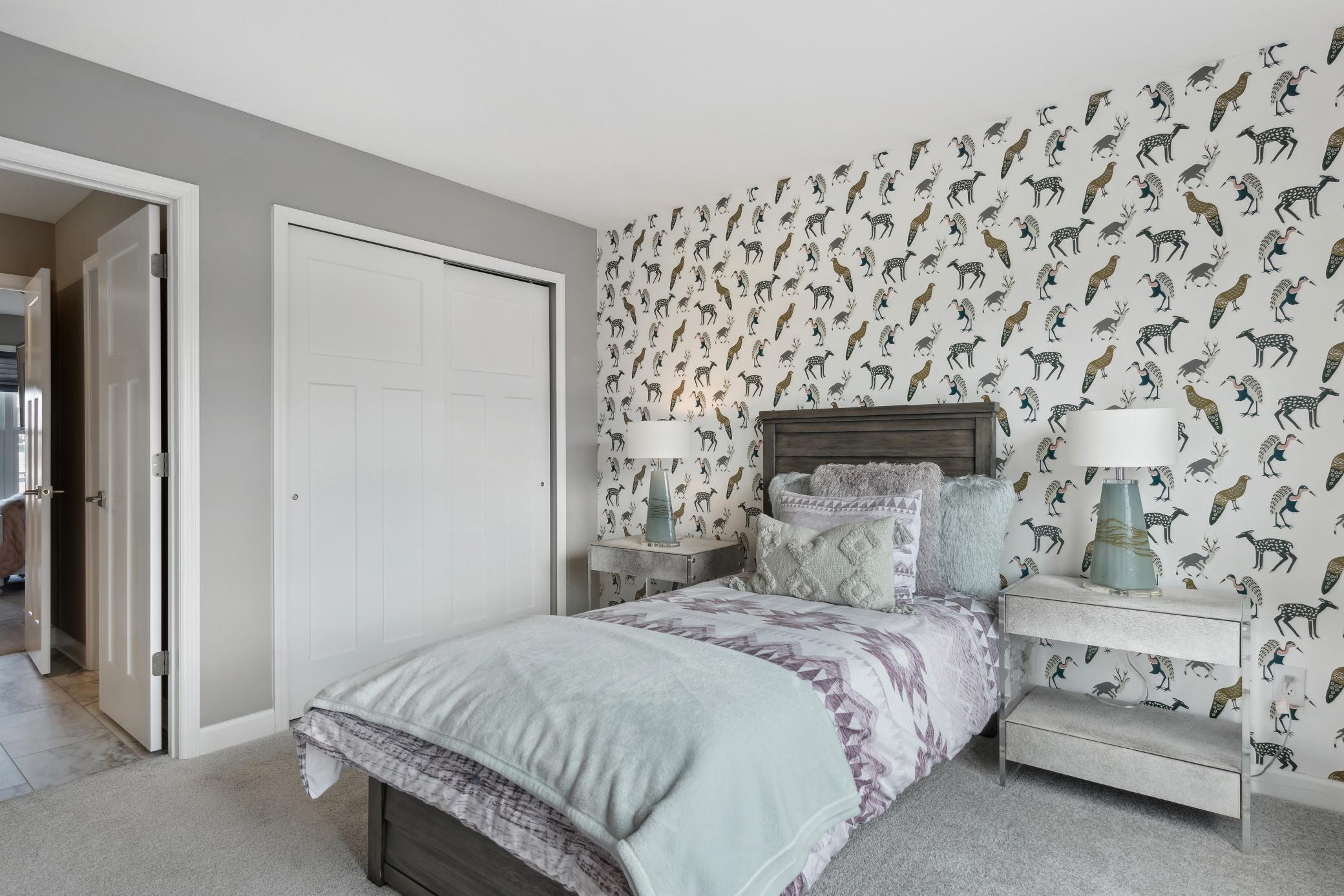 (Photo of model home, finishes will vary) Three secondary bedrooms are located on the second floor.