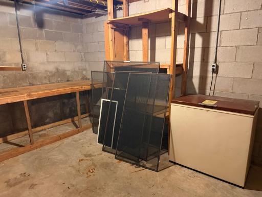Storage Room in lower level