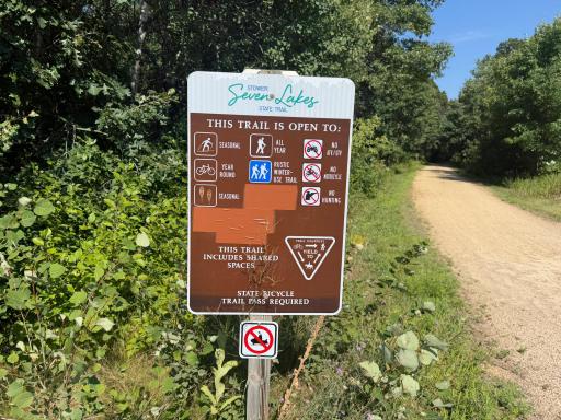 Close to Seven Lakes Bike Trail