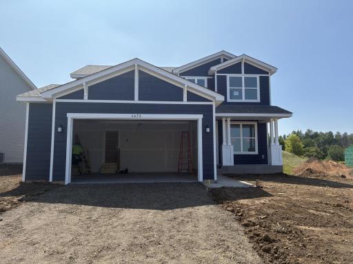 (Photo is of the actual home in progress.)