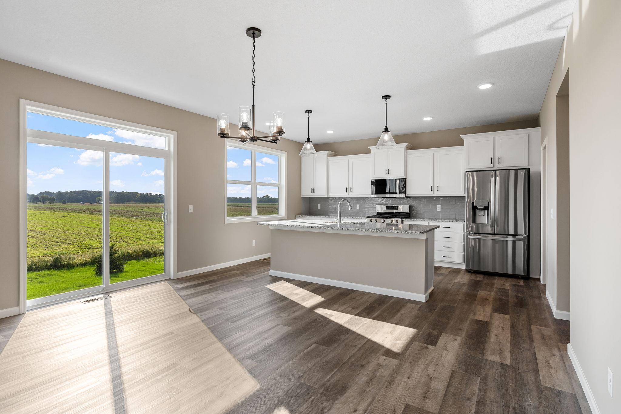 Photos are of a like home in different location. Options may be different in actual home