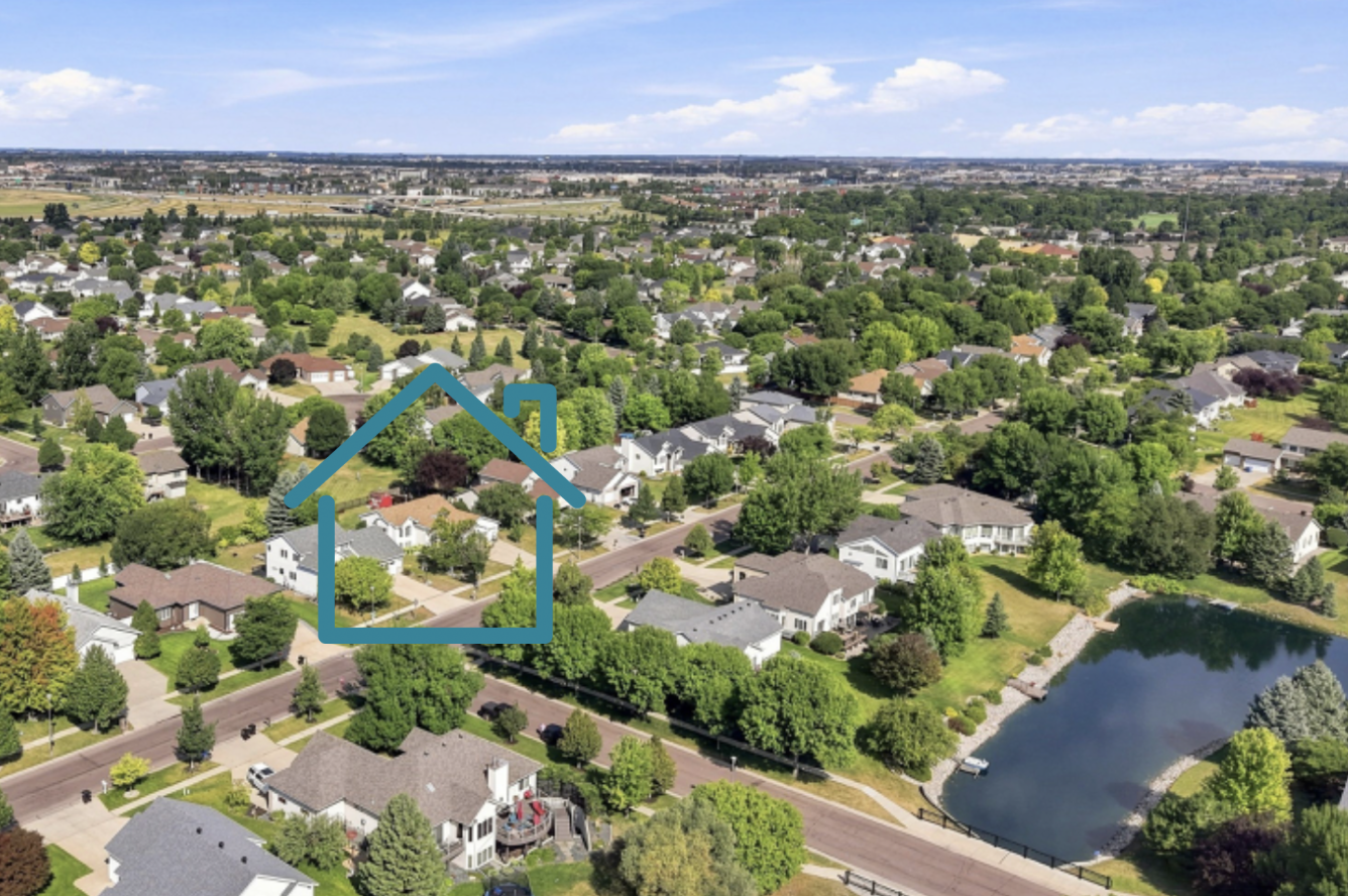 Bluemont Lakes Aerial View
