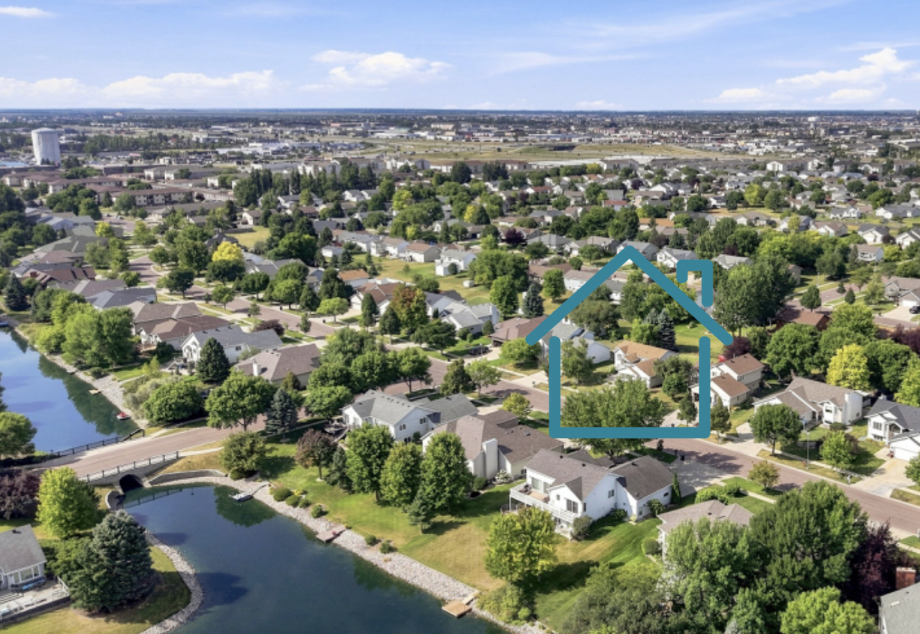 Bluemont Lakes Aerial View