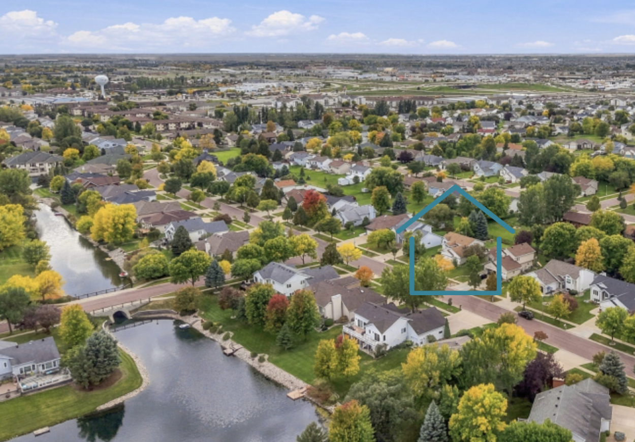 Bluemont Lakes Aerial View