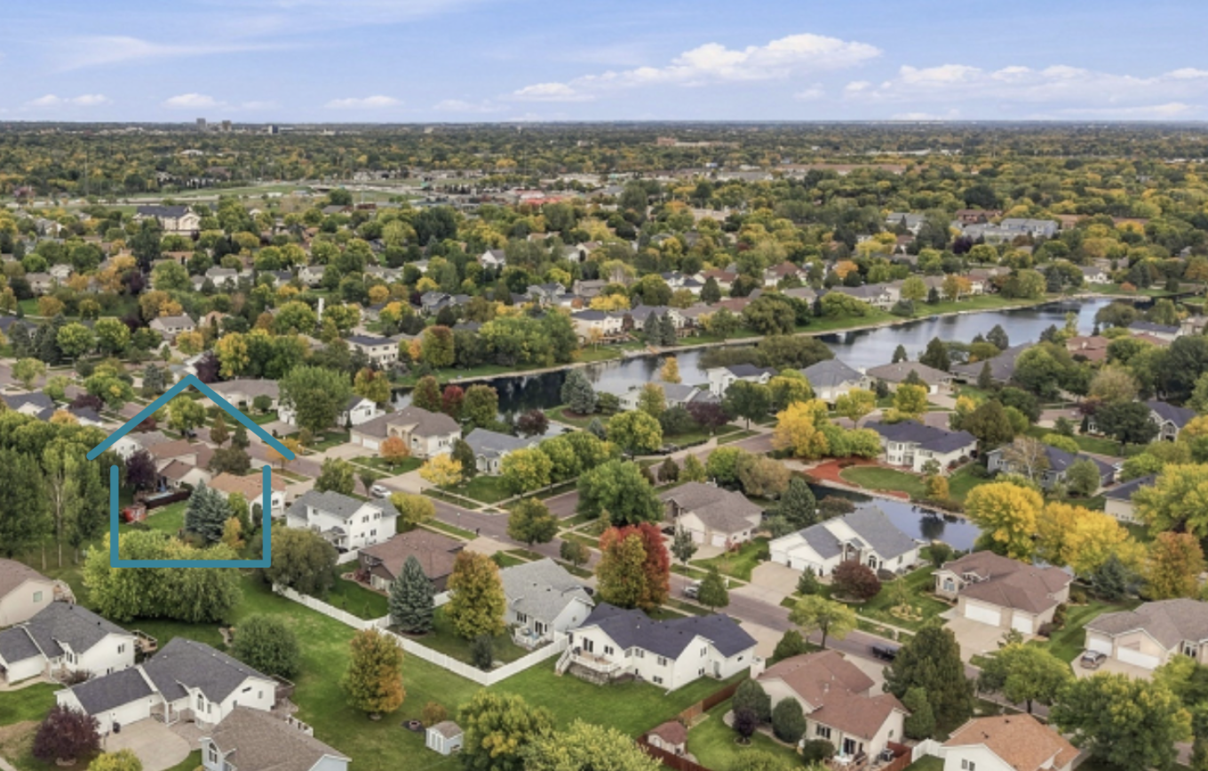 Bluemont Lakes Aerial View