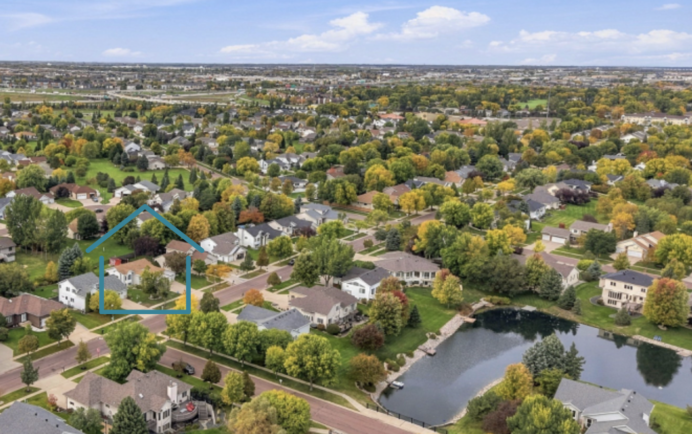 Bluemont Lakes Aerial View
