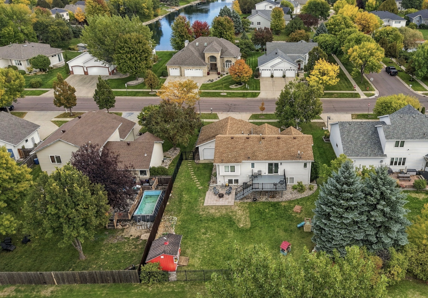 Bluemont Lakes Aerial View
