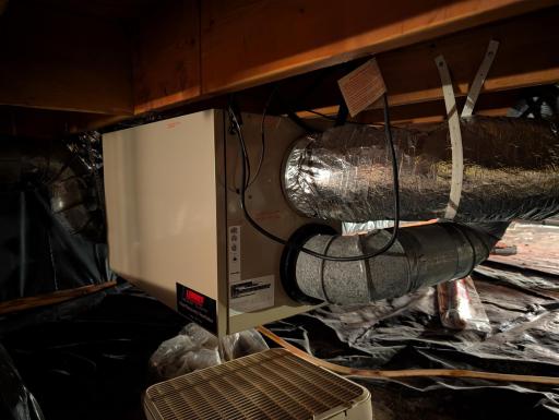 Furnace in Crawl Space
