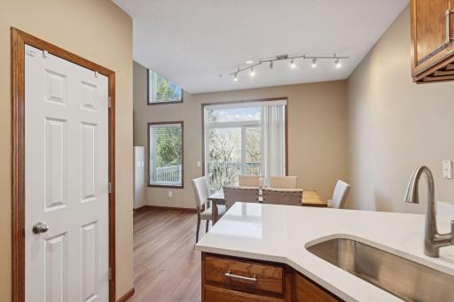 Notice the LVP floors throughout the main level