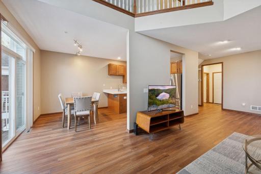 informal dining space next to kitchen, great breakfast area