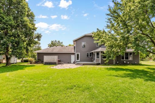 Large and private back yard !