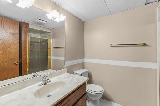 basement 3/4 bath