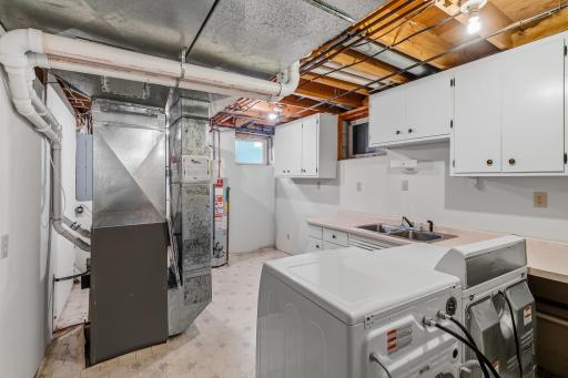 basement laundry room