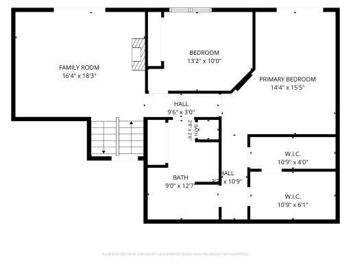 Upper Level Floor Plan