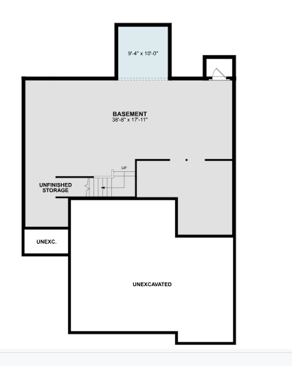 Richmond basement unfinished with egress window