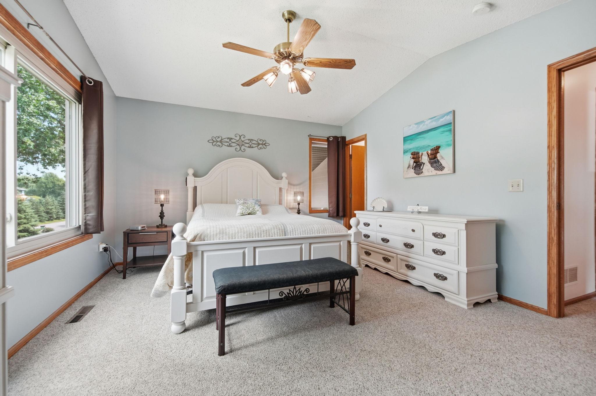 Upper level bedroom 1.