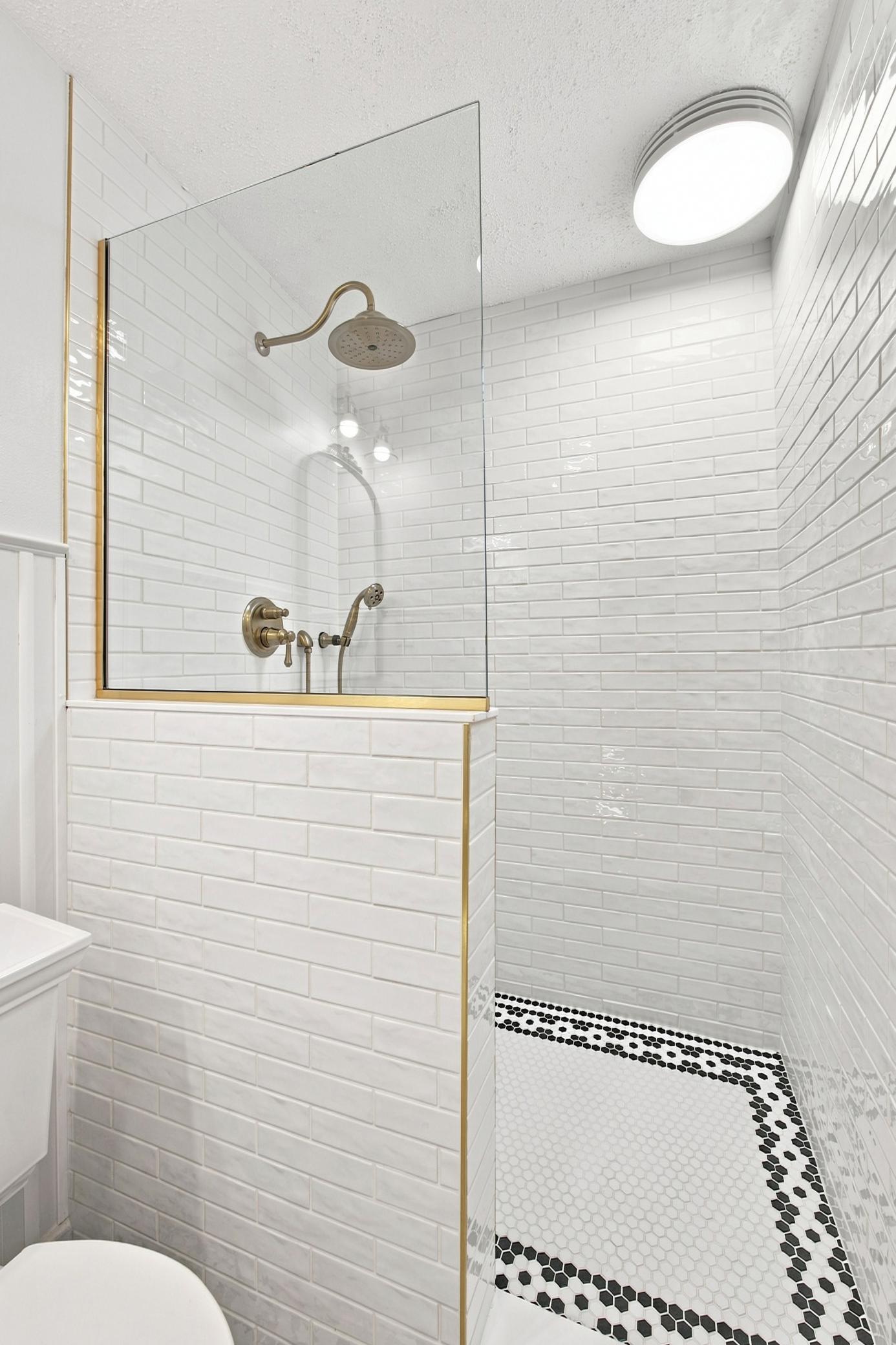 Tile shower