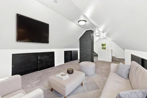 Virtually Staged Finished Attic/Loft Area/Bedroom 4