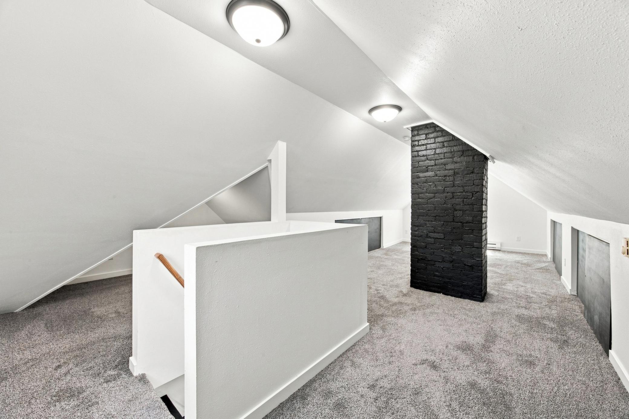 Finished Attic/Loft Area/Bedroom 4