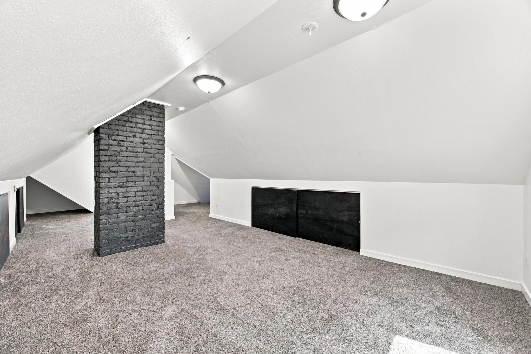 Finished Attic/Loft Area/Bedroom 4