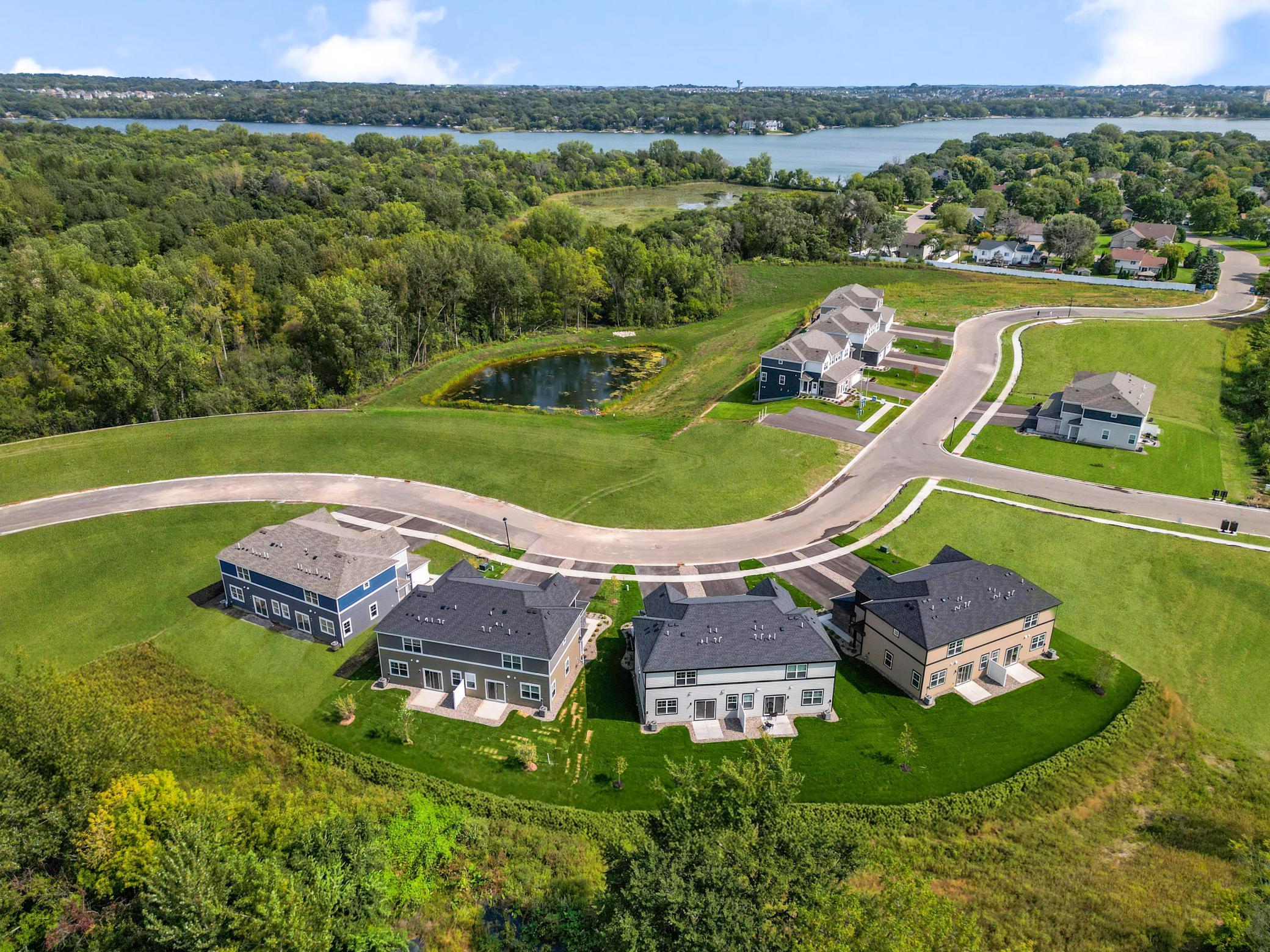 Aerial photo of the community.