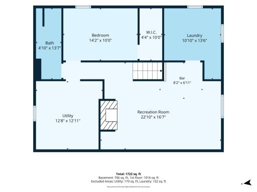 LOWER level floor plan